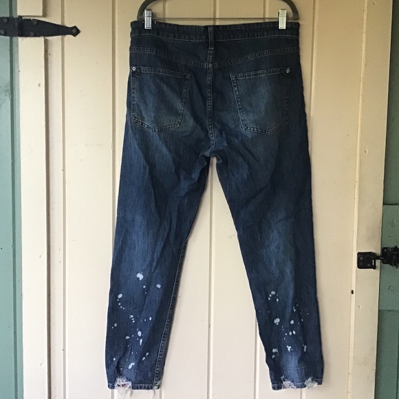 anthropologie PILCRO the heritage boyfriend bandana JEANS 30 - Picture 5 of 5